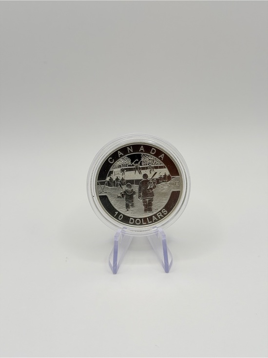 The Royal Canadian Mint Other - 2013 Royal Canadian Mint O Canada Hockey 1/2 oz Silver Coin
